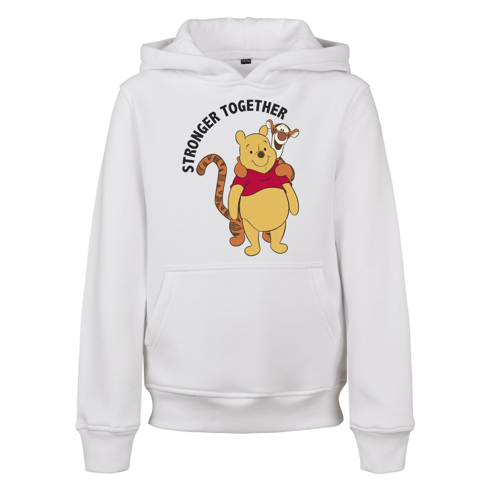 Mister Tee Winnie The Pooh - Stronger Together Kinder hoodie/trui - Wit